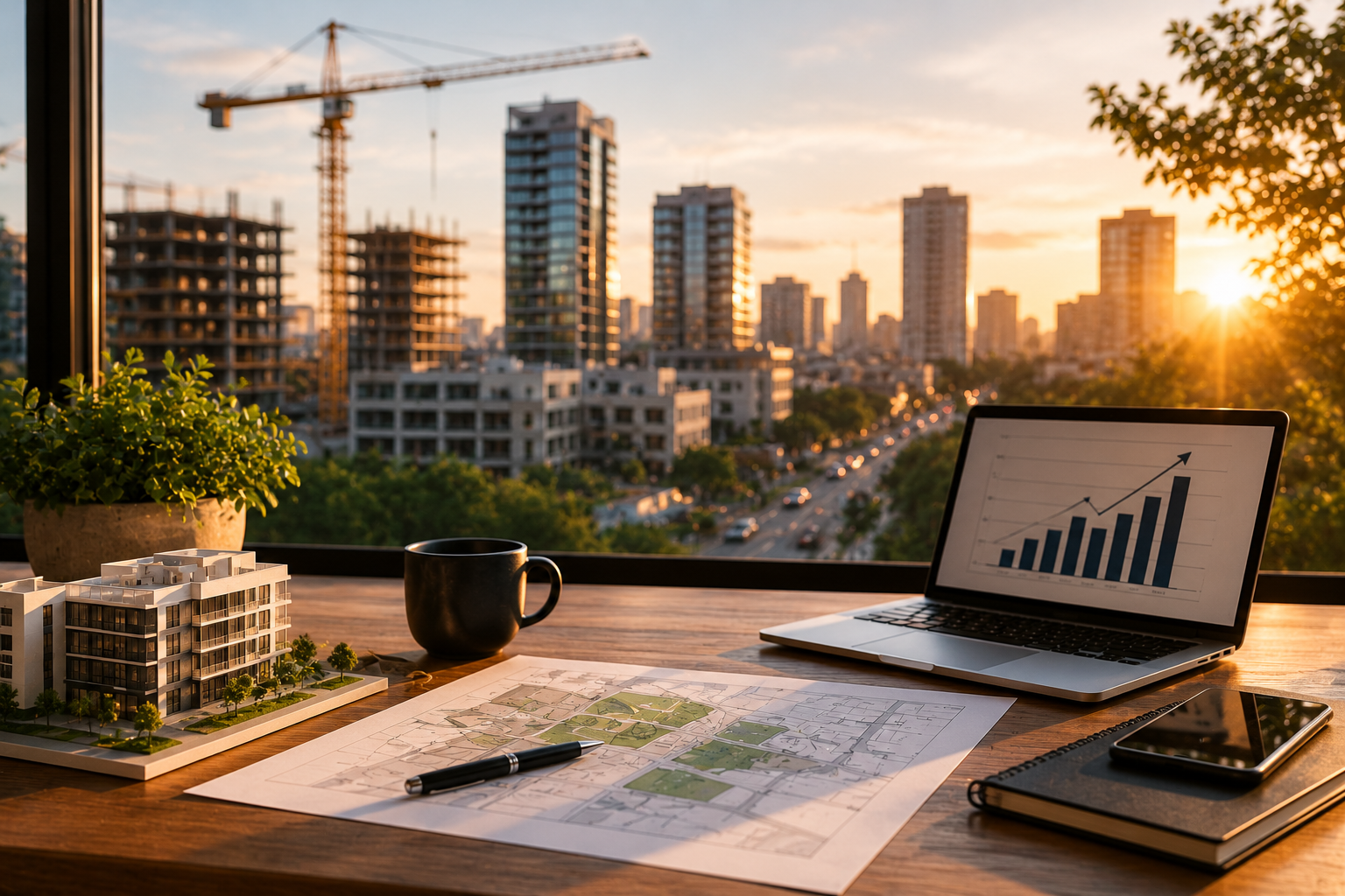 Espacio residencial moderno enfocado en inversión inmobiliaria